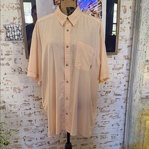 Simms Peach Button-Down Shirt